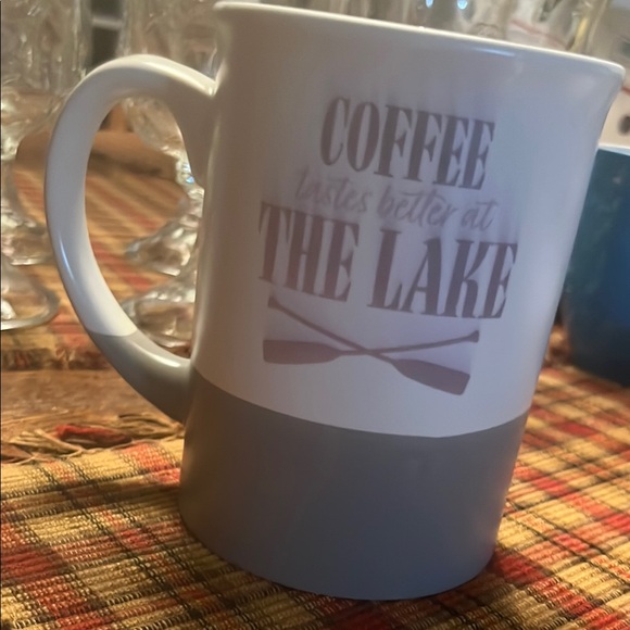 “Coffee tastes better at the Lake” Coffee Mug - Picture 1 of 4